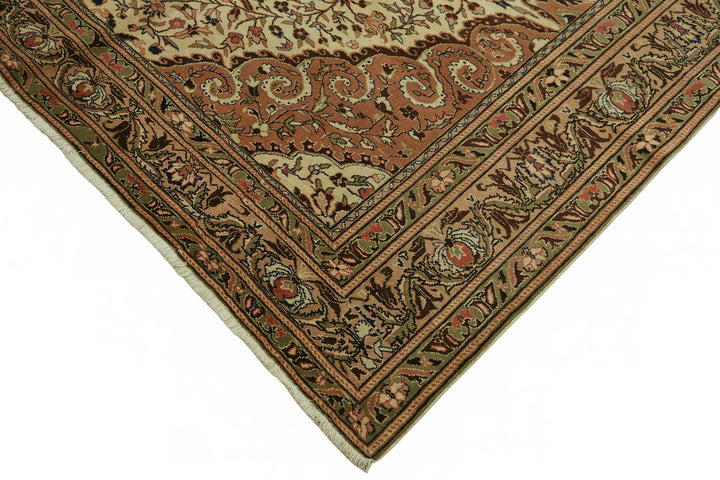 7x10 Hand-Knotted Turkish Wool Rug - 49004