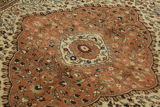 7x10 Hand-Knotted Turkish Wool Rug - 49004