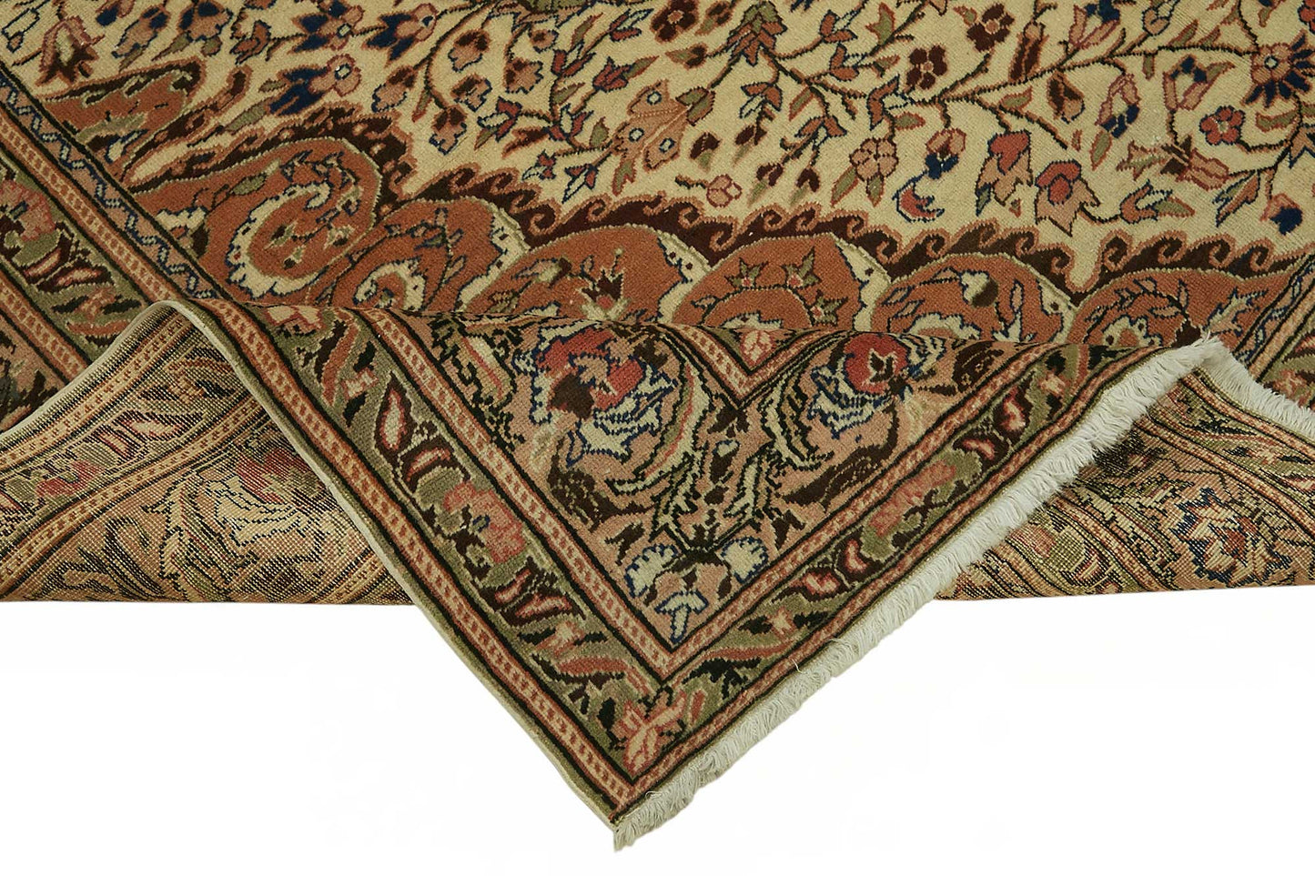 7x10 Hand-Knotted Turkish Wool Rug - 49004