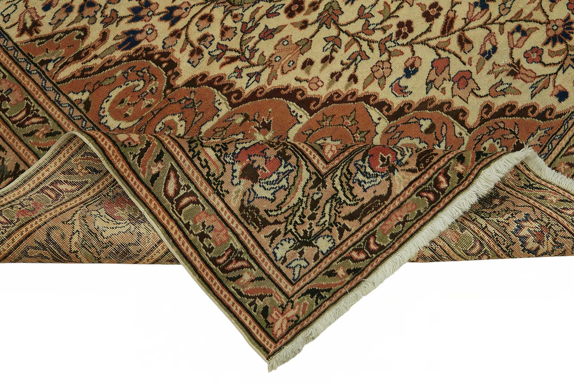 7x10 Hand-Knotted Turkish Wool Rug - 49004