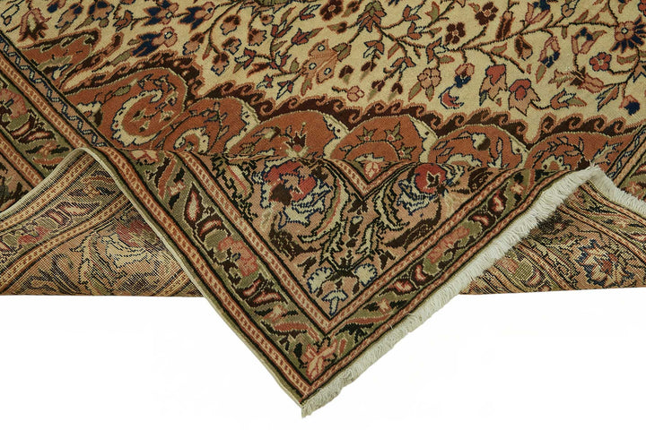 7x10 Hand-Knotted Turkish Wool Rug - 49004