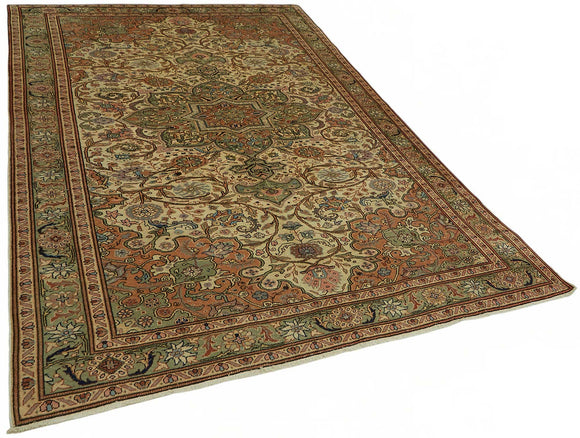 6x9 Hand-Knotted Turkish Wool Rug - 49005