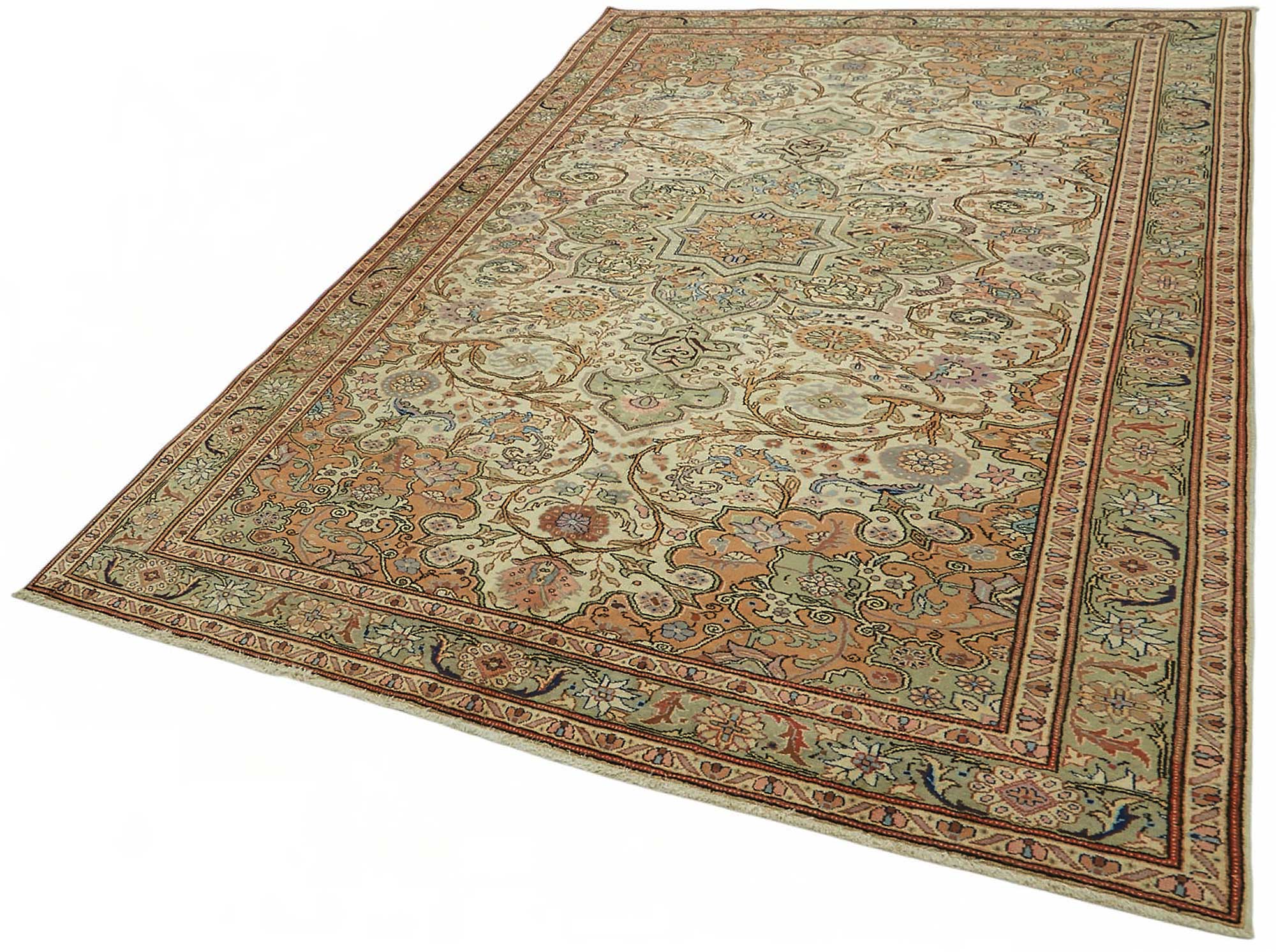 6x9 Hand-Knotted Turkish Wool Rug - 49005