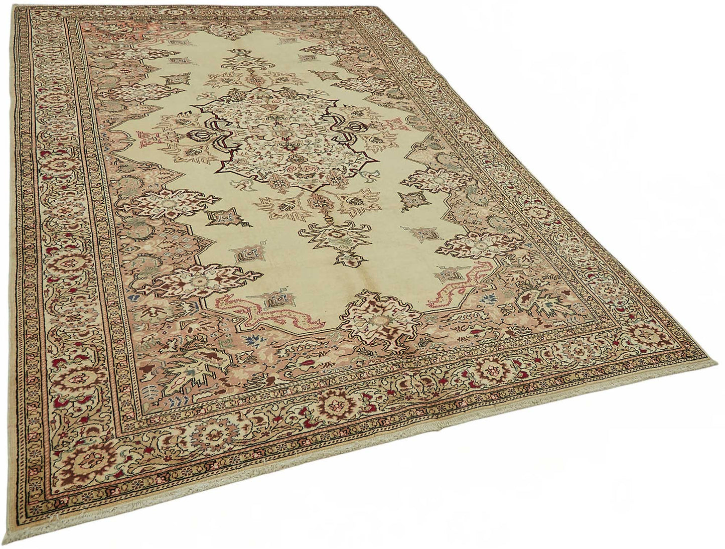 6x9 Hand-Knotted Turkish Wool Rug - 49006