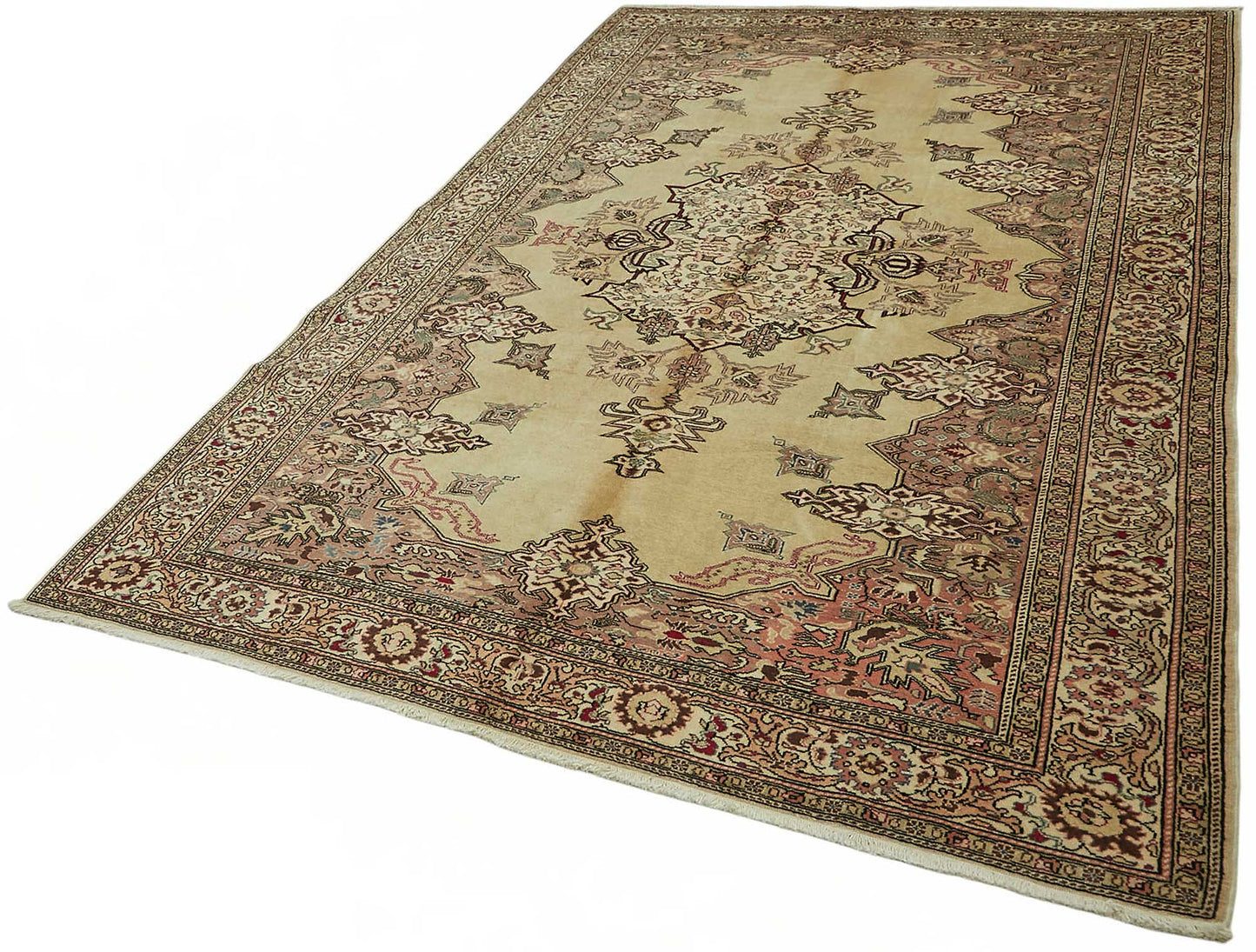 6x9 Hand-Knotted Turkish Wool Rug - 49006
