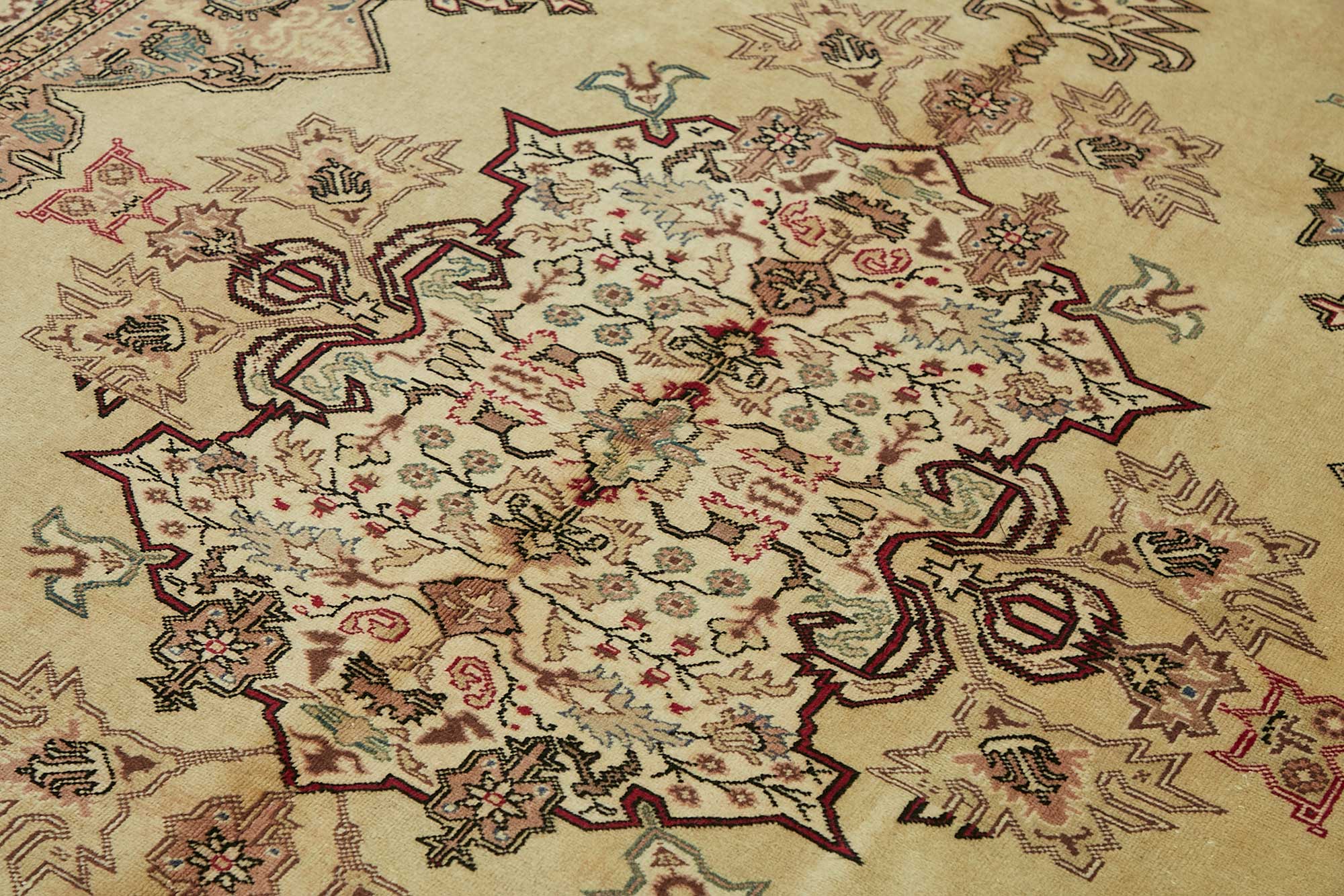 6x9 Hand-Knotted Turkish Wool Rug - 49006