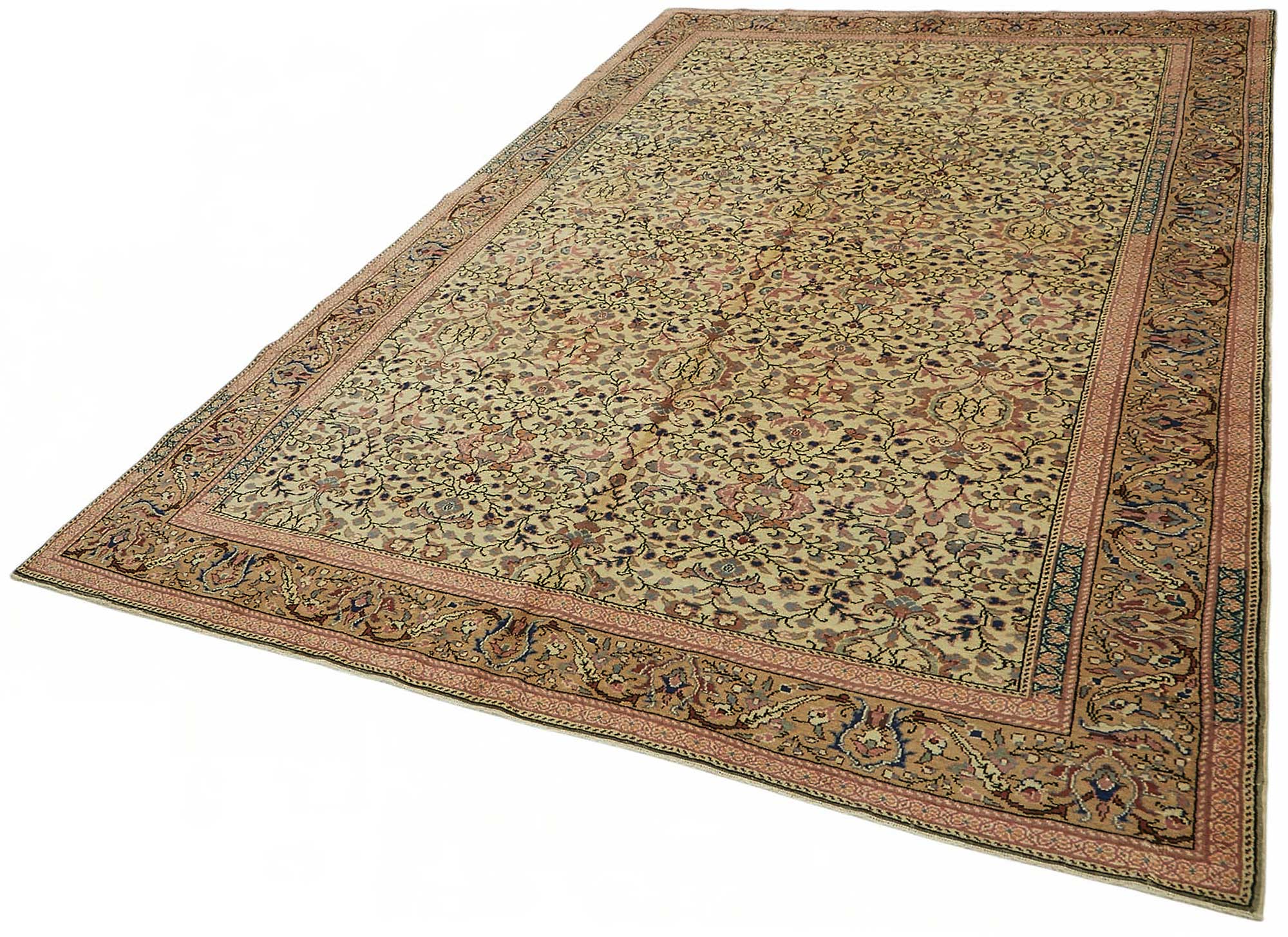 6x9 Hand-Knotted Turkish Wool Rug - 49007