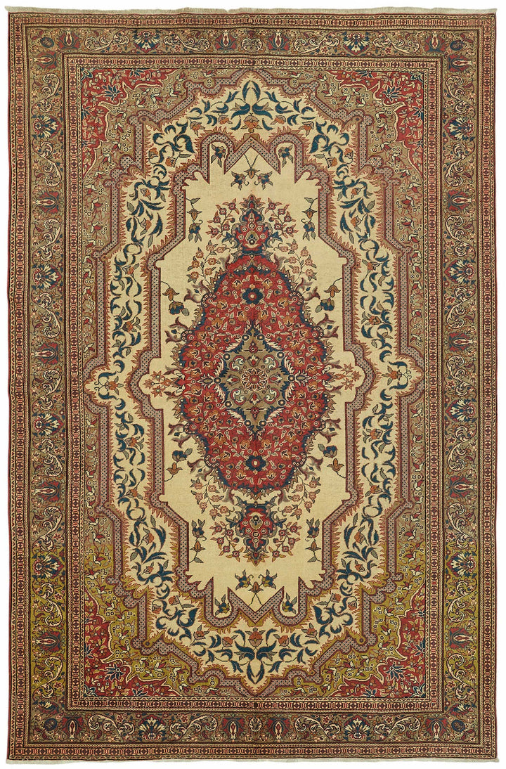 6x10 Hand-Knotted Turkish Wool Rug - 49008