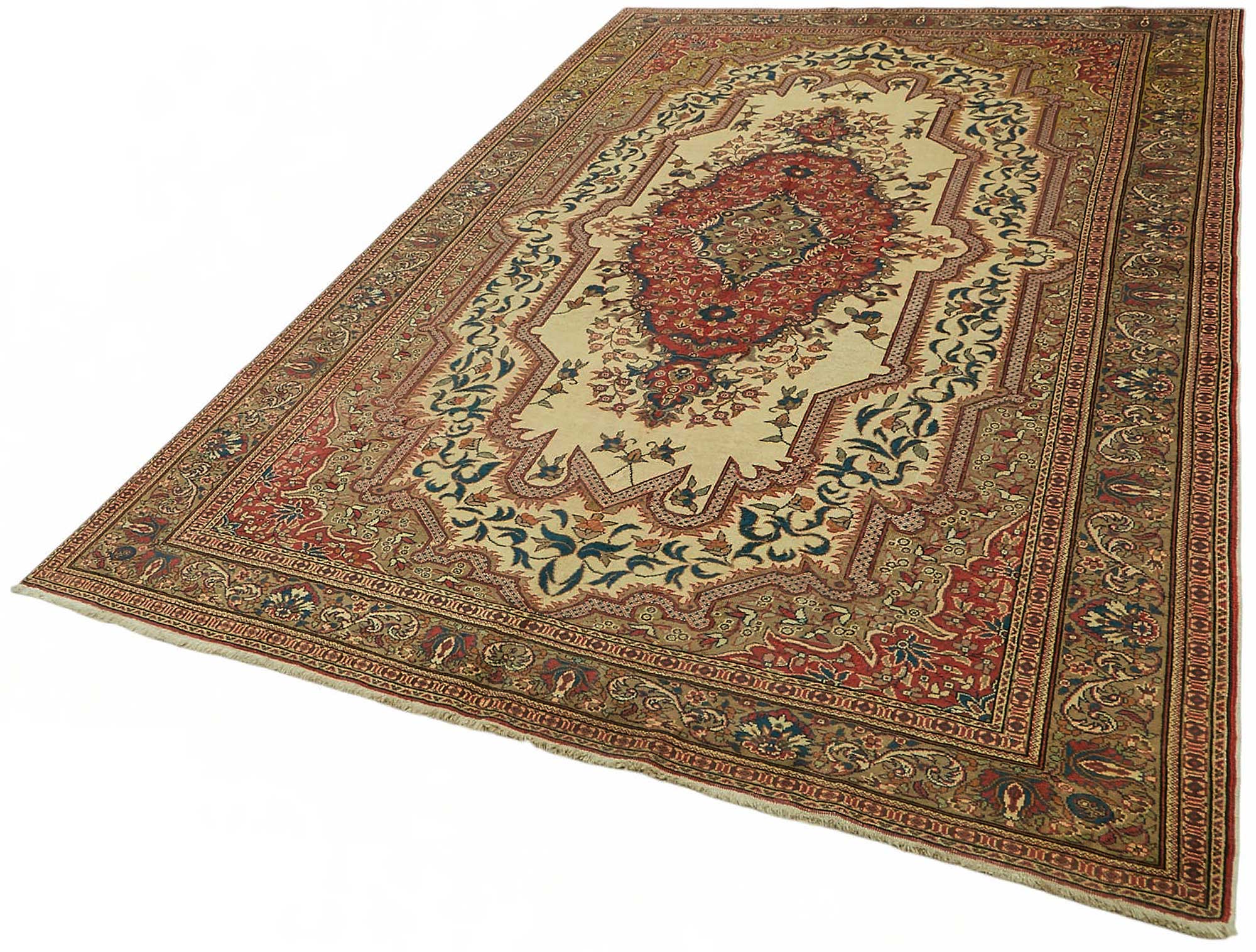 6x10 Hand-Knotted Turkish Wool Rug - 49008