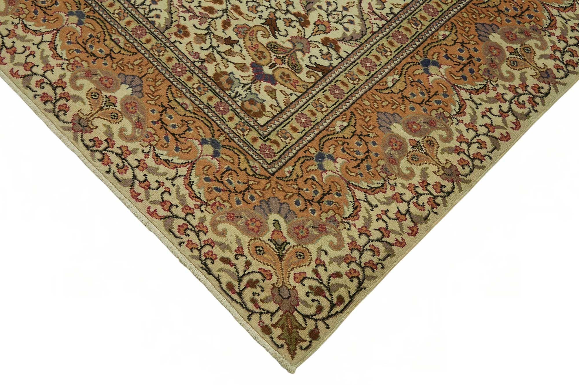 7x9 Hand-Knotted Turkish Wool Rug - 49009