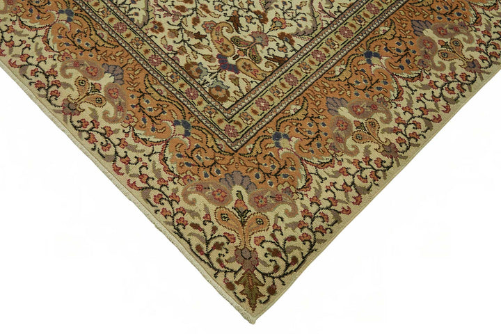 7x9 Hand-Knotted Turkish Wool Rug - 49009