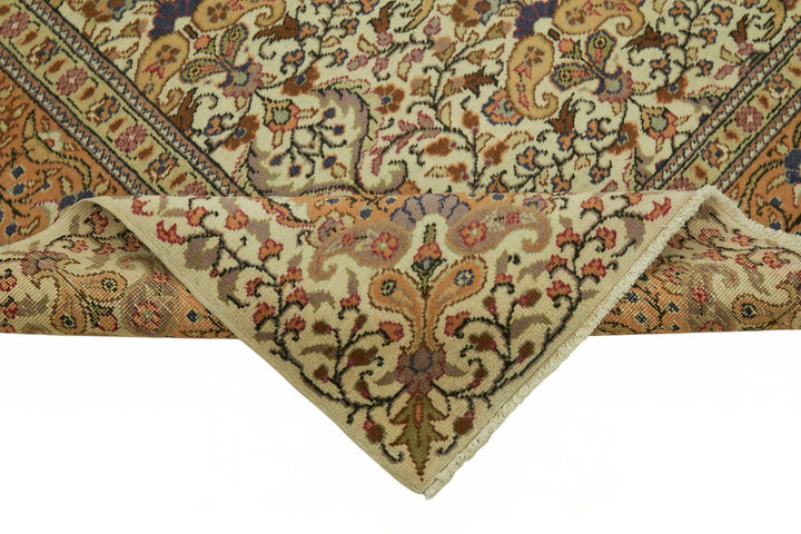 7x9 Hand-Knotted Turkish Wool Rug - 49009