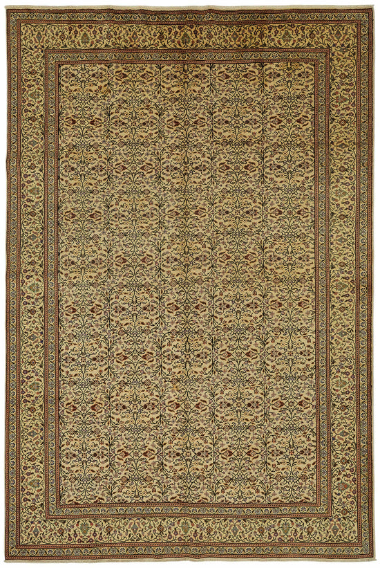 6x9 Hand-Knotted Turkish Wool Rug - 49010