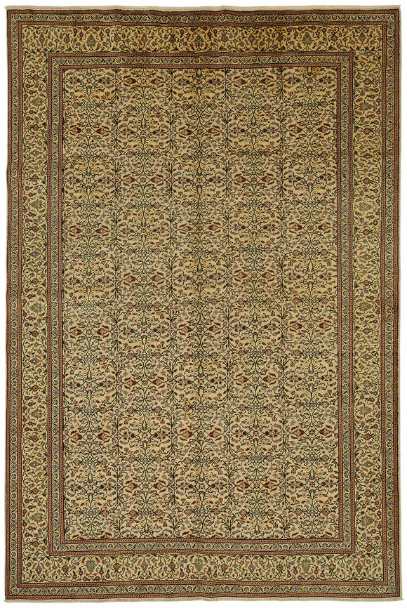 6x9 Hand-Knotted Turkish Wool Rug - 49010