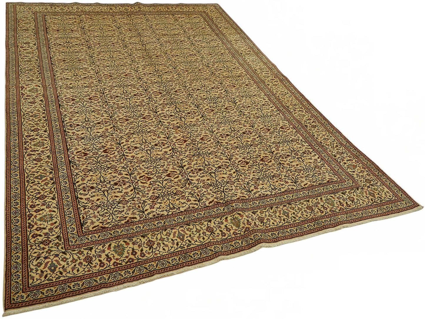 6x9 Hand-Knotted Turkish Wool Rug - 49010