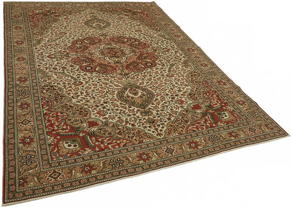 7x9 Hand-Knotted Turkish Wool Rug - 49011