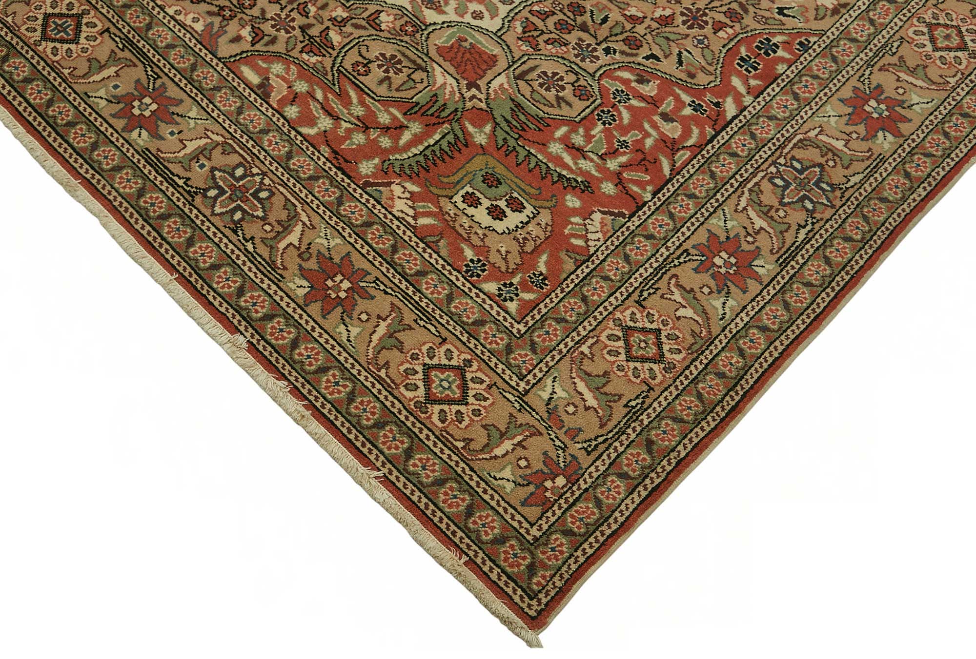 7x9 Hand-Knotted Turkish Wool Rug - 49011