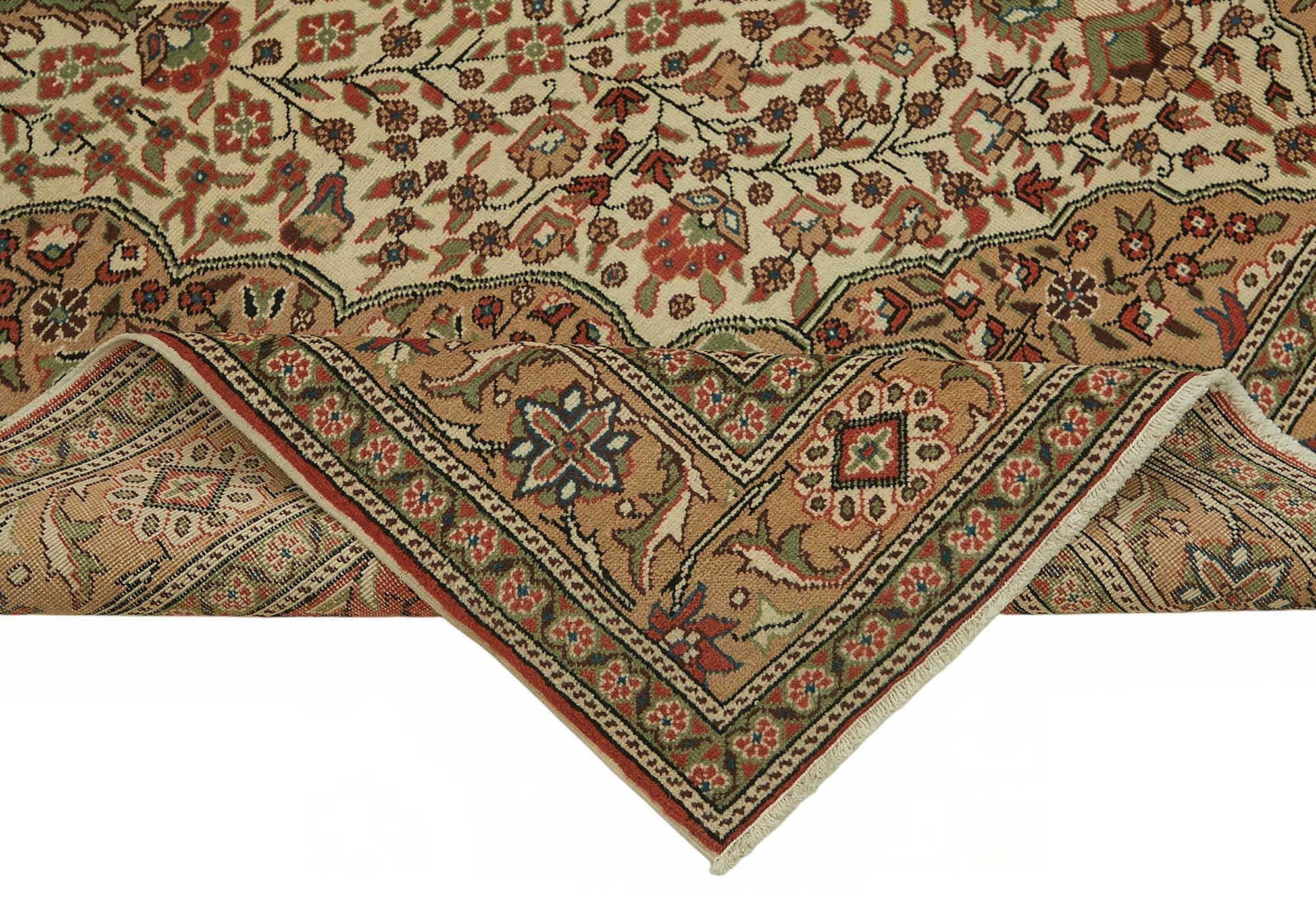 7x9 Hand-Knotted Turkish Wool Rug - 49011