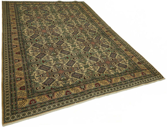 6x9 Hand-Knotted Turkish Wool Rug - 49012