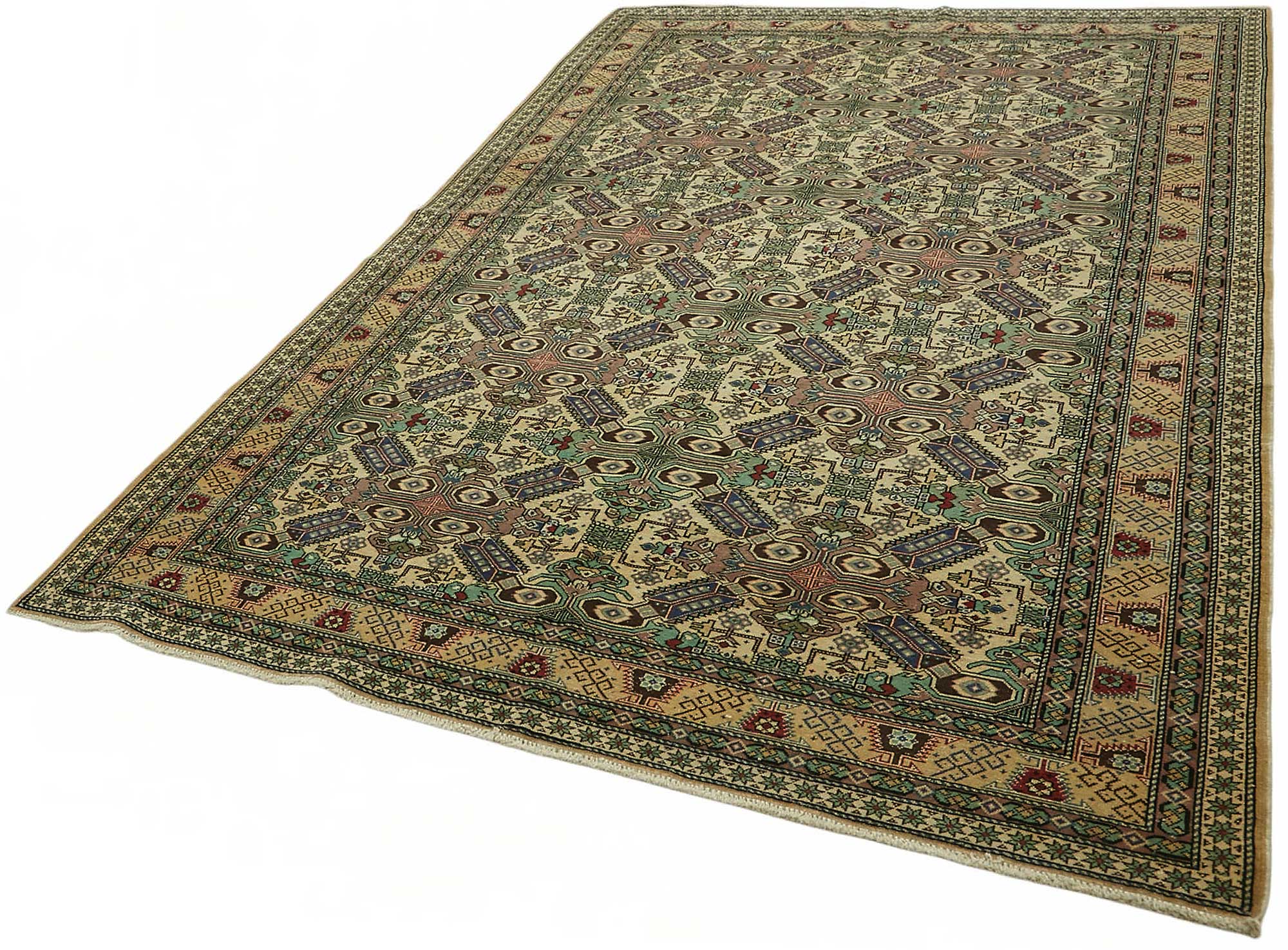 6x9 Hand-Knotted Turkish Wool Rug - 49012