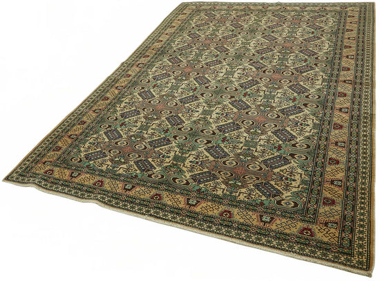 6x9 Hand-Knotted Turkish Wool Rug - 49012