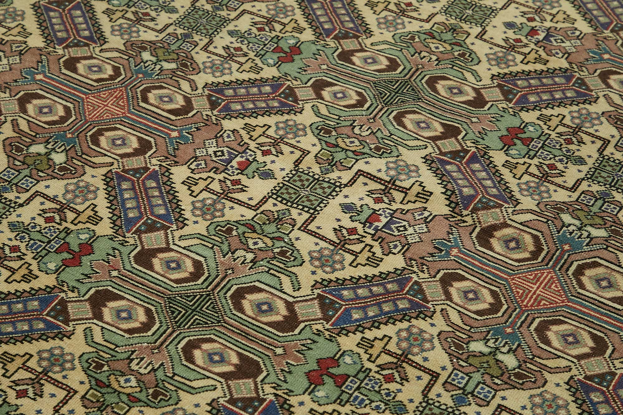6x9 Hand-Knotted Turkish Wool Rug - 49012