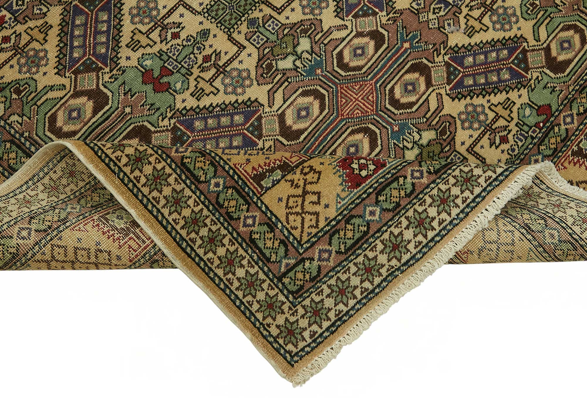 6x9 Hand-Knotted Turkish Wool Rug - 49012