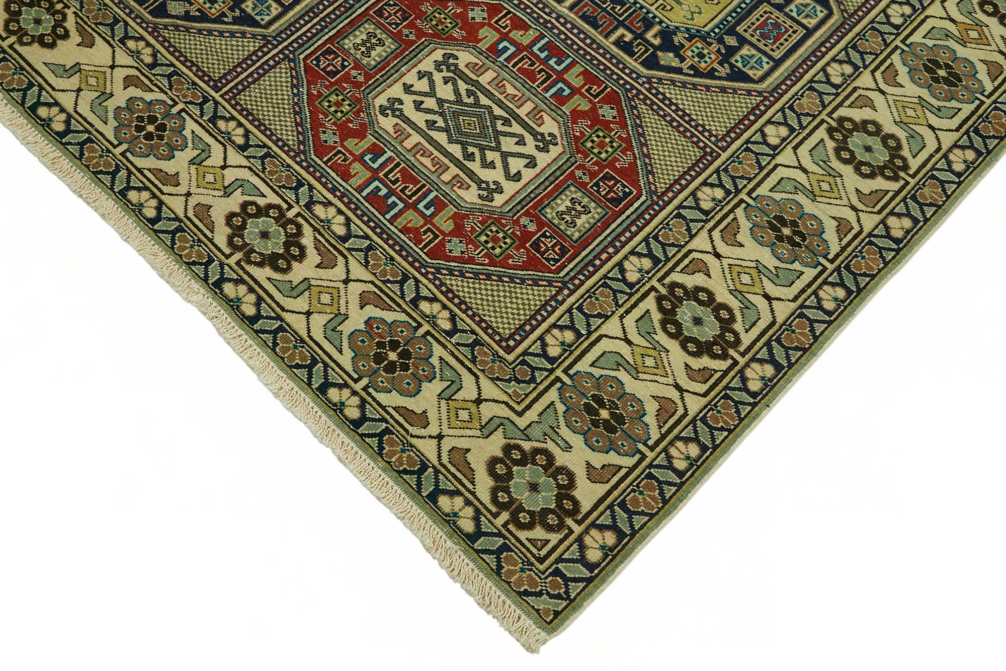 6x10 Hand-Knotted Turkish Wool Rug - 49013