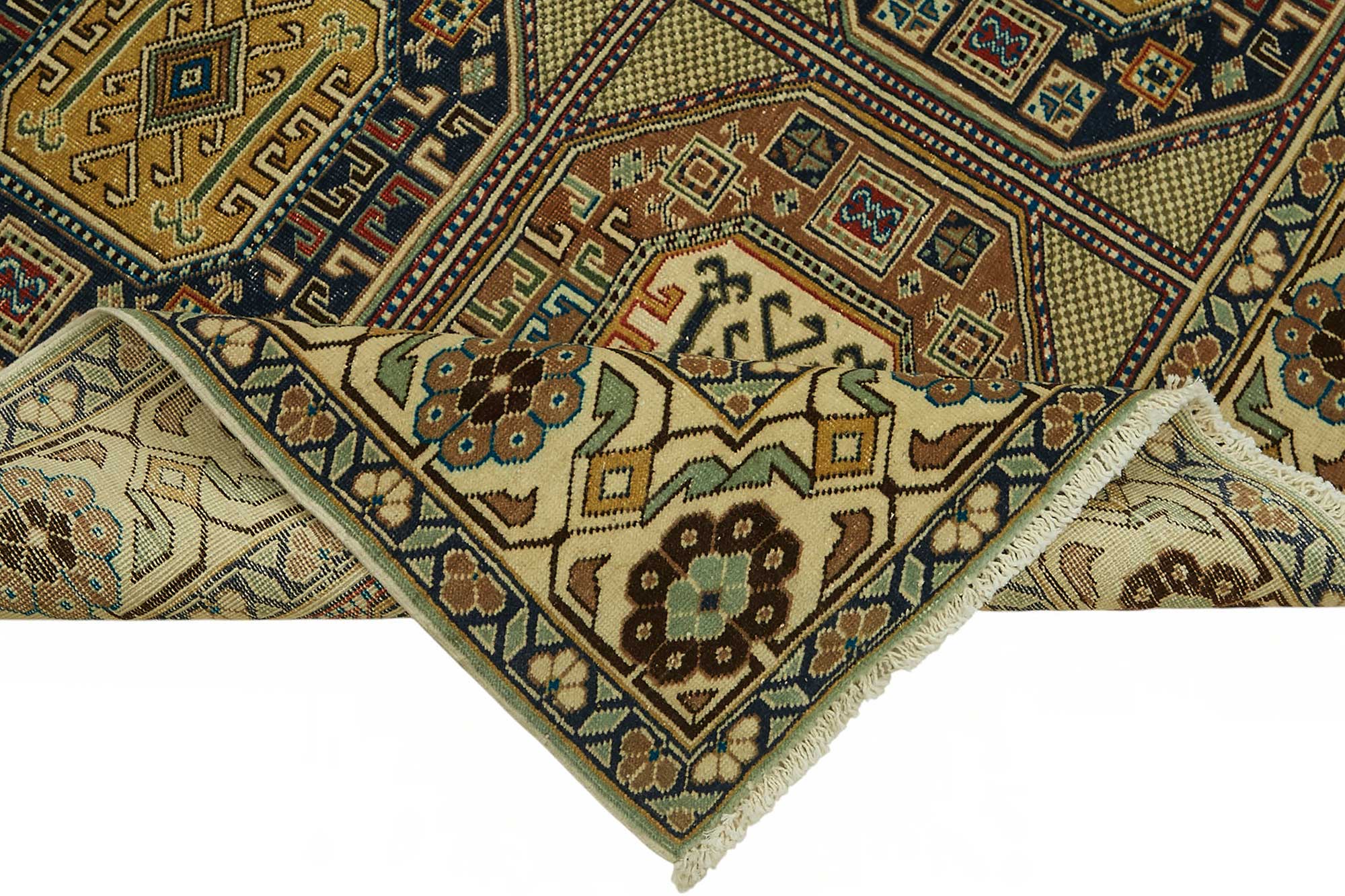 6x10 Hand-Knotted Turkish Wool Rug - 49013