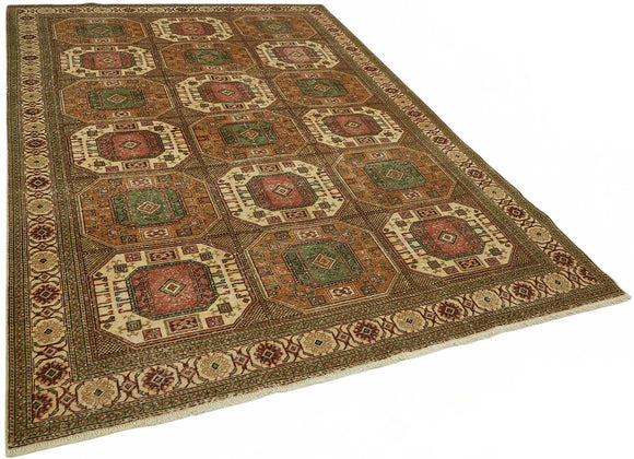 7x9 Hand-Knotted Turkish Wool Rug - 49014