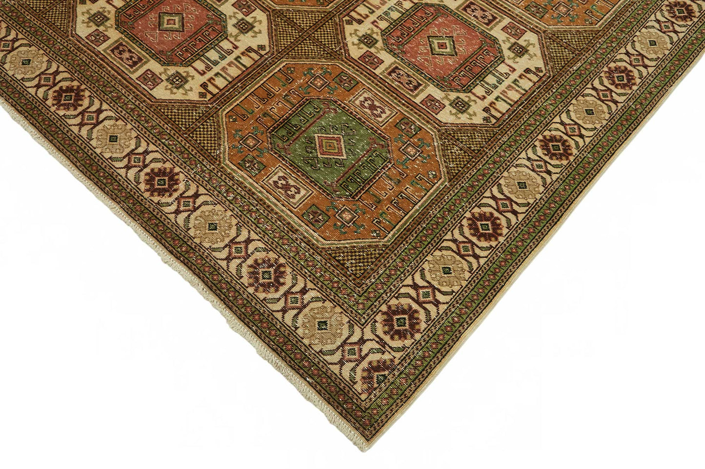 7x9 Hand-Knotted Turkish Wool Rug - 49014