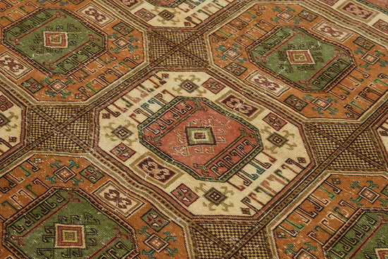 7x9 Hand-Knotted Turkish Wool Rug - 49014