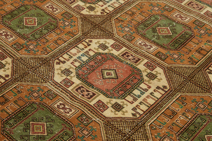 7x9 Hand-Knotted Turkish Wool Rug - 49014