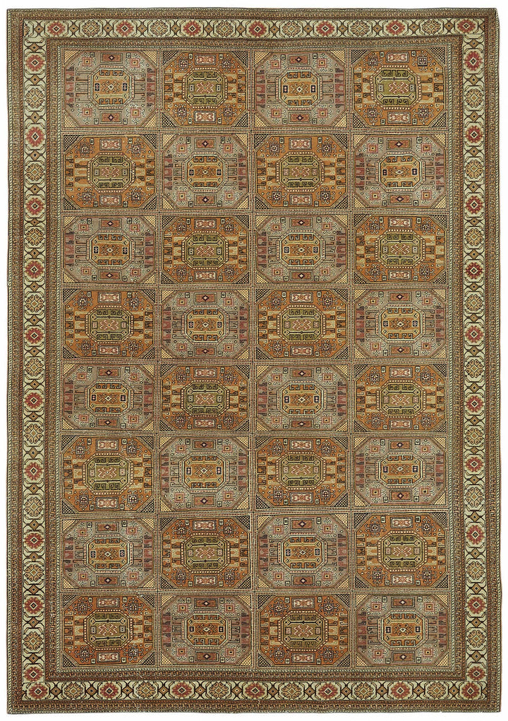 6x9 Hand-Knotted Turkish Wool Rug - 49015