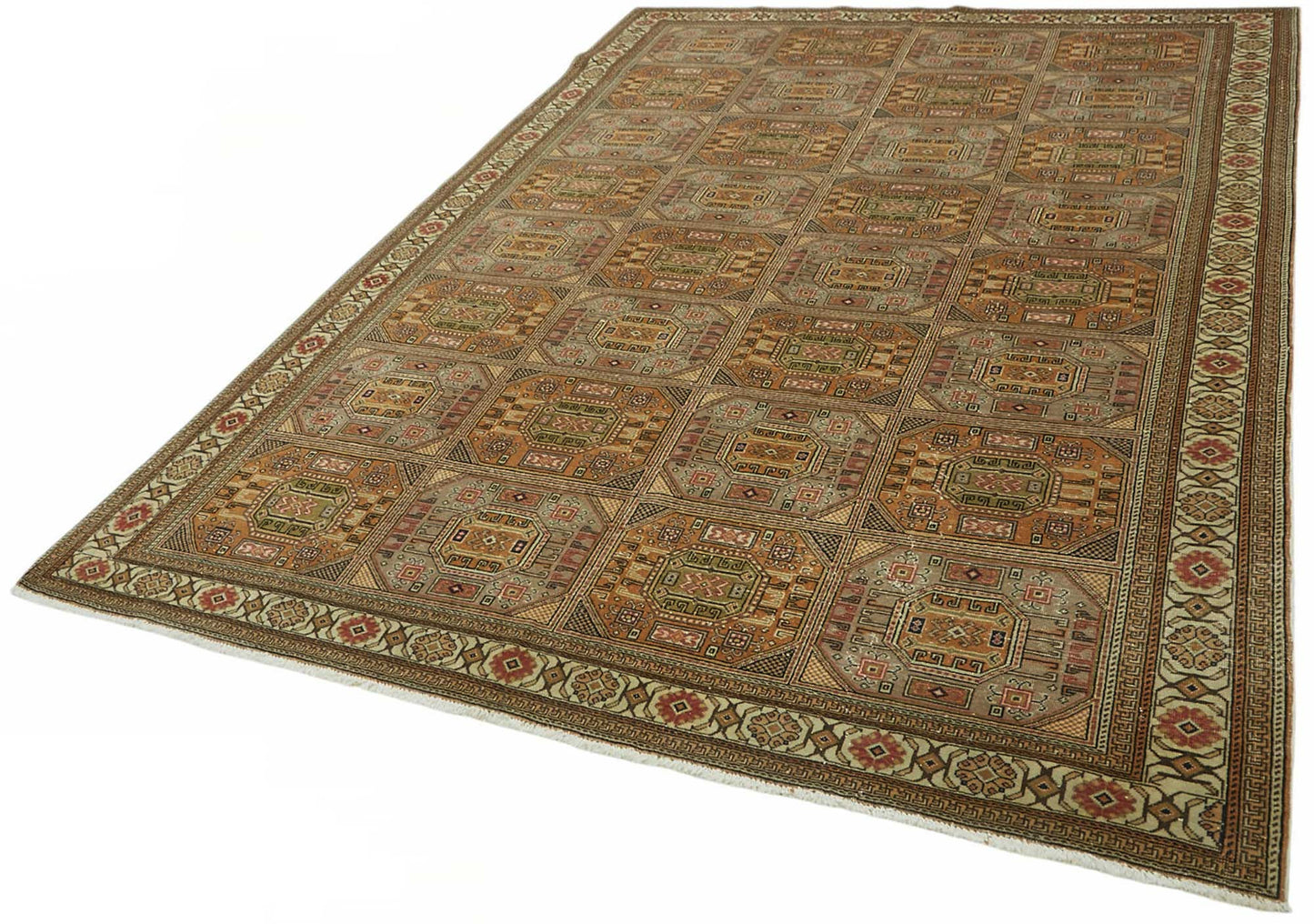 6x9 Hand-Knotted Turkish Wool Rug - 49015
