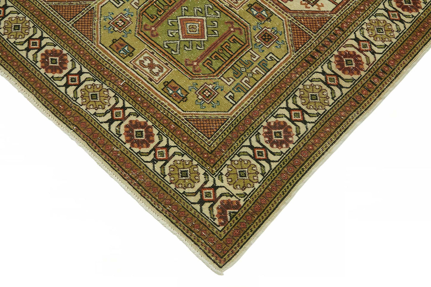 7x10 Hand-Knotted Turkish Wool Rug - 49016