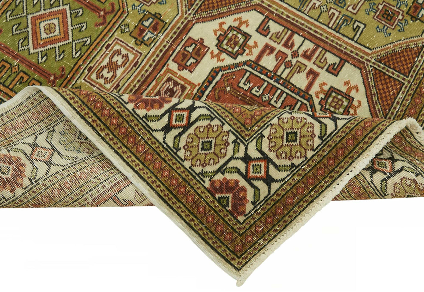 7x10 Hand-Knotted Turkish Wool Rug - 49016