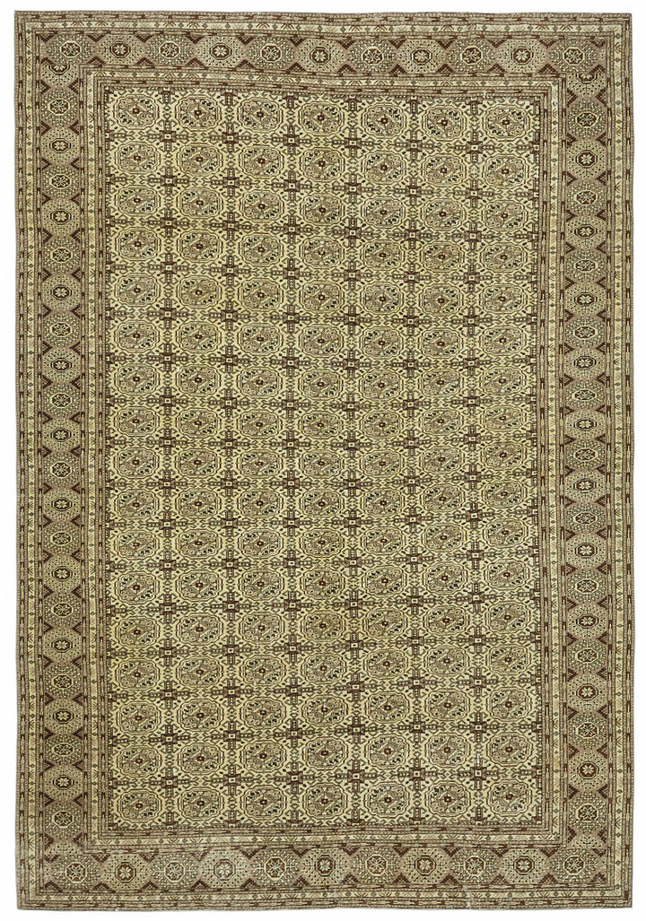 7x9 Hand-Knotted Turkish Wool Rug - 49019