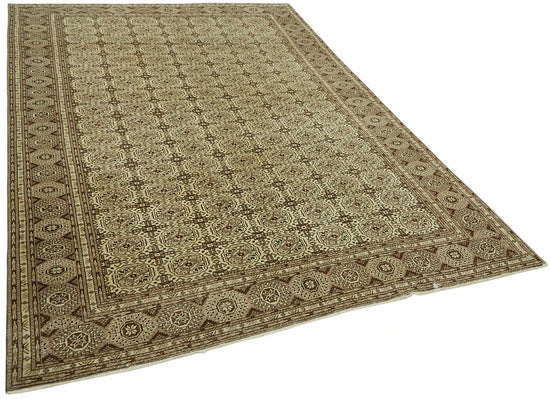 7x9 Hand-Knotted Turkish Wool Rug - 49019
