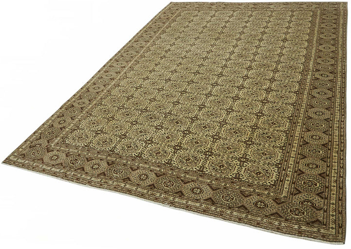 7x9 Hand-Knotted Turkish Wool Rug - 49019