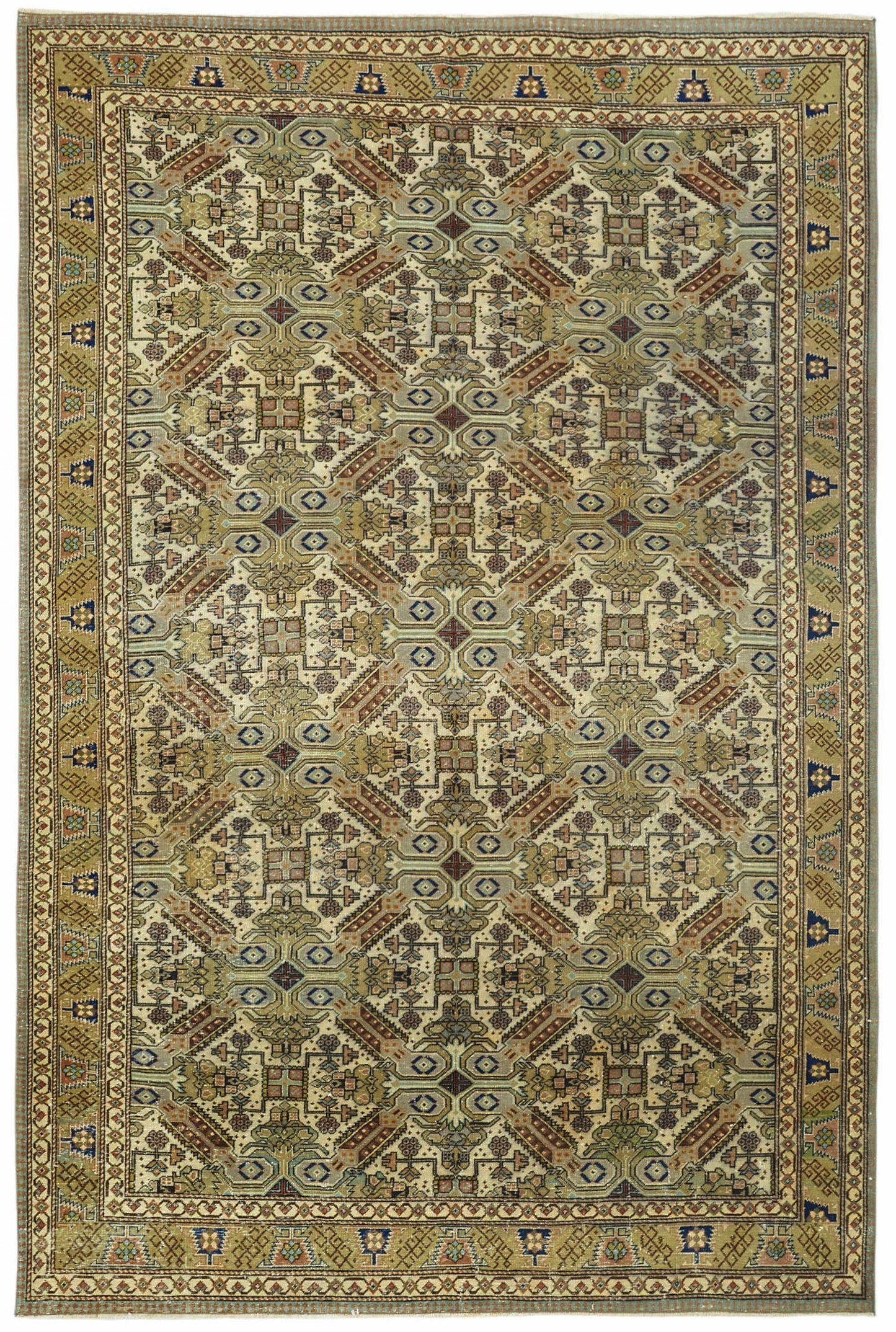 6x9 Hand-Knotted Turkish Wool Rug - 49020