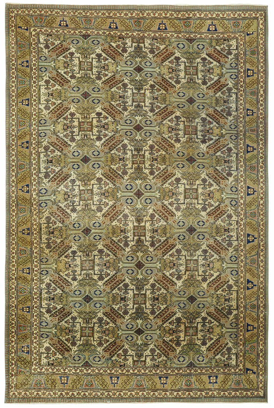 6x9 Hand-Knotted Turkish Wool Rug - 49020