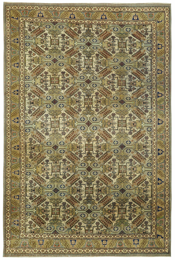 6x9 Hand-Knotted Turkish Wool Rug - 49020