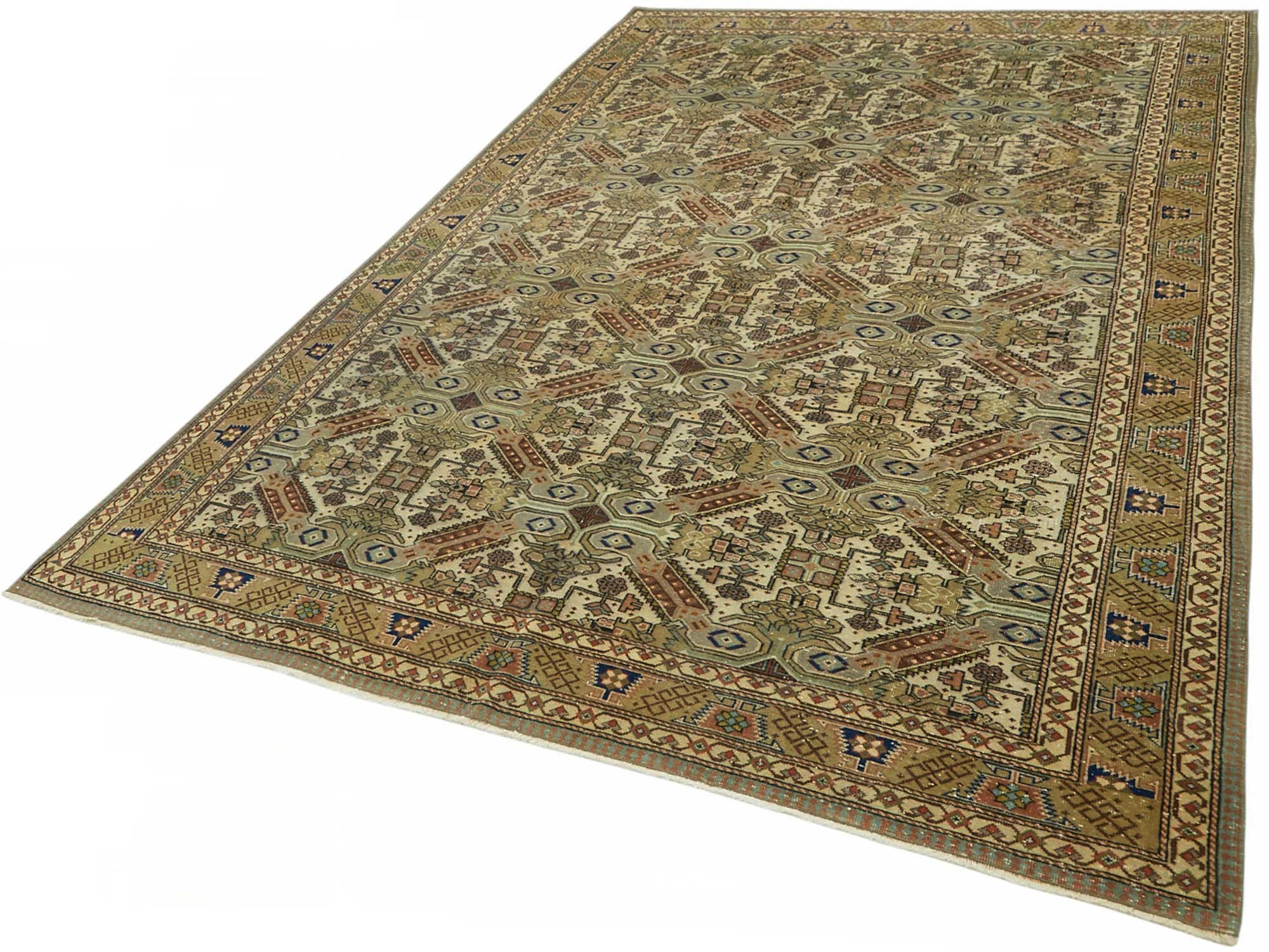 6x9 Hand-Knotted Turkish Wool Rug - 49020