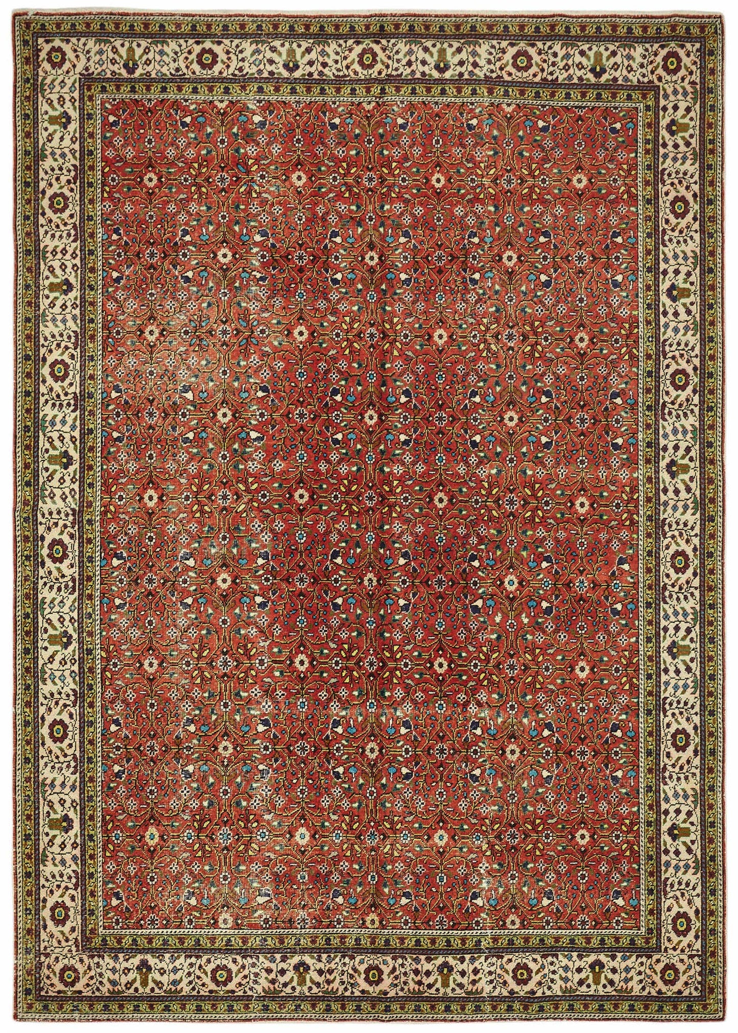 6x9 Hand-Knotted Turkish Wool Rug - 49021