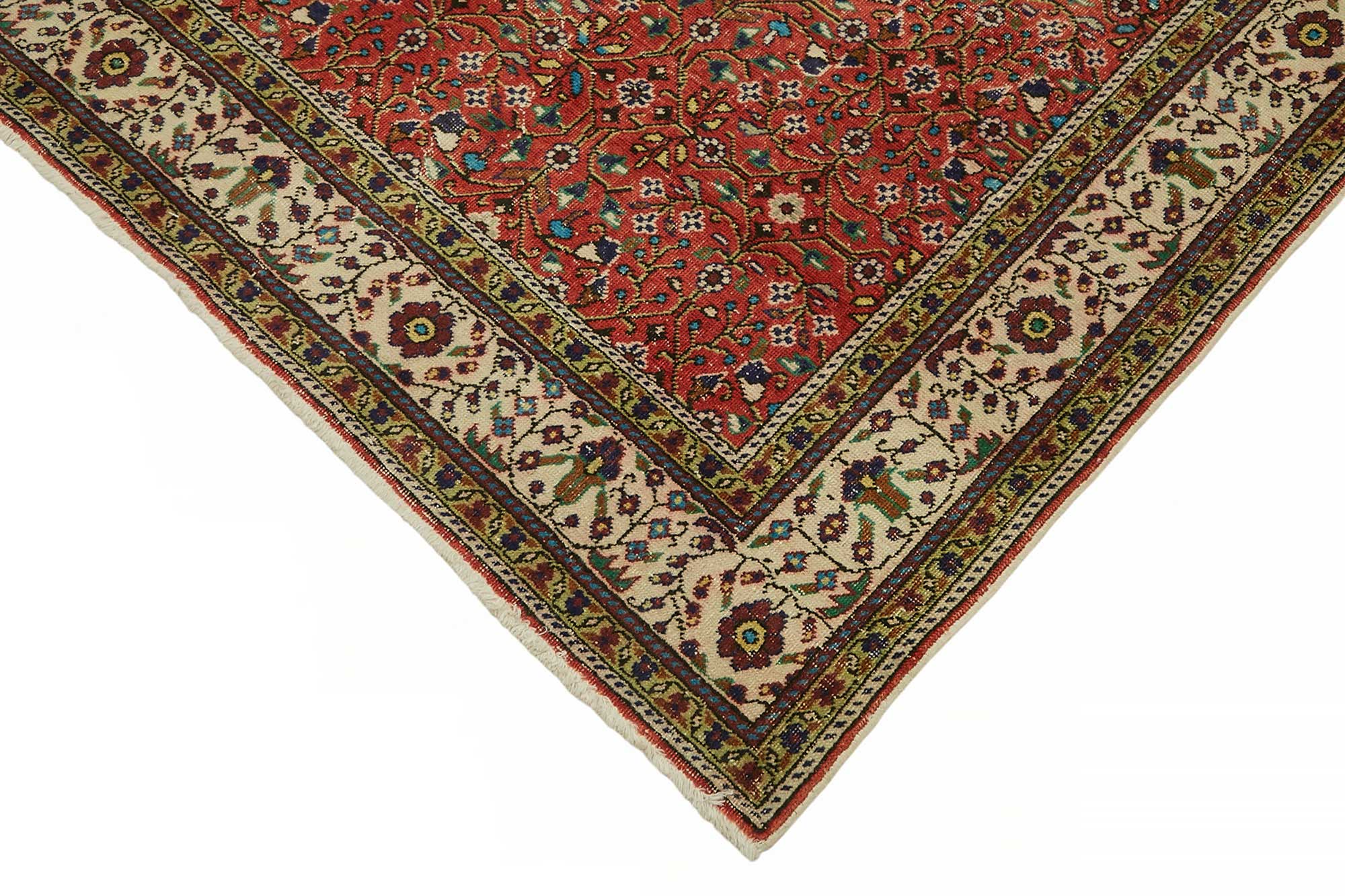 6x9 Hand-Knotted Turkish Wool Rug - 49021