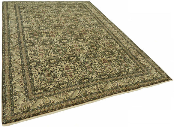 7x10 Hand-Knotted Turkish Wool Rug - 49022