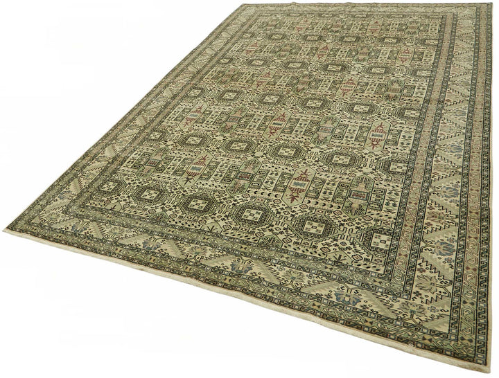 7x10 Hand-Knotted Turkish Wool Rug - 49022