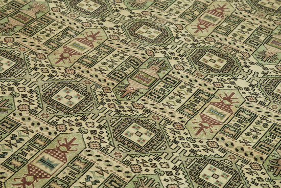 7x10 Hand-Knotted Turkish Wool Rug - 49022