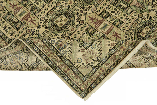 7x10 Hand-Knotted Turkish Wool Rug - 49022